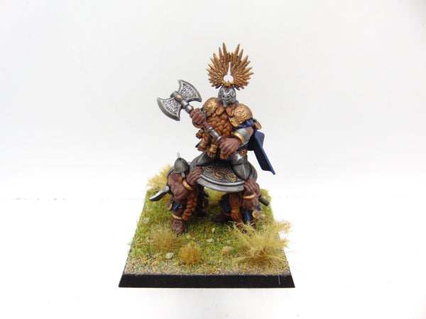 Dwarf Lord on Shieldbearers / Thangrim Firebeard from Karag Dum