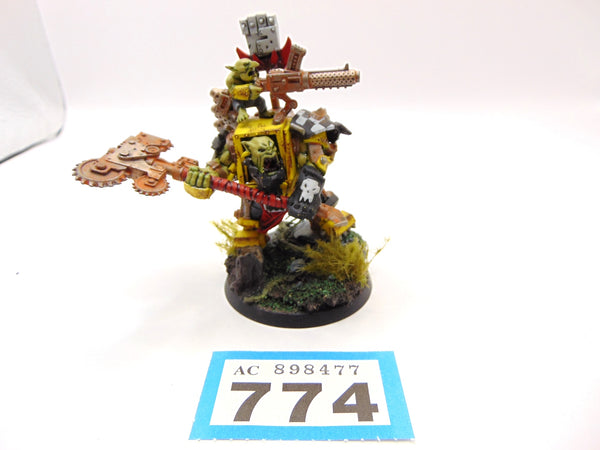 Ork Warboss in Mega Armour