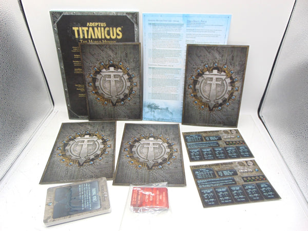 Adeptus Titanicus The Horus Heresy Rulebook Cards & Terminals
