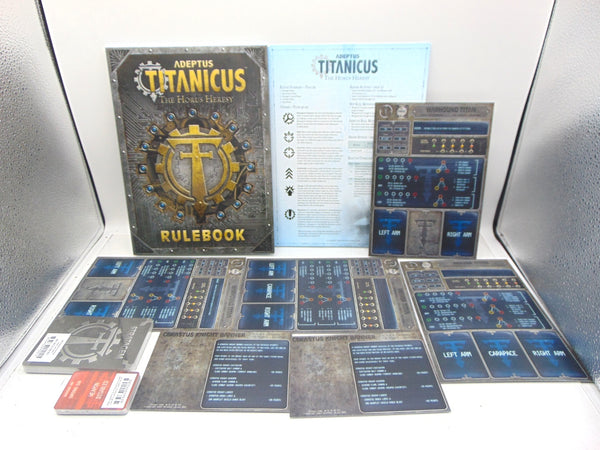 Adeptus Titanicus The Horus Heresy Rulebook Cards & Terminals