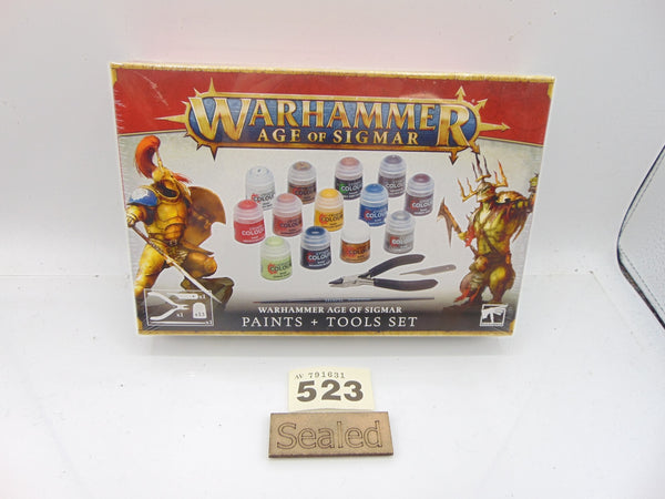 Warhammer Age of Sigmar Paints + Tools Set