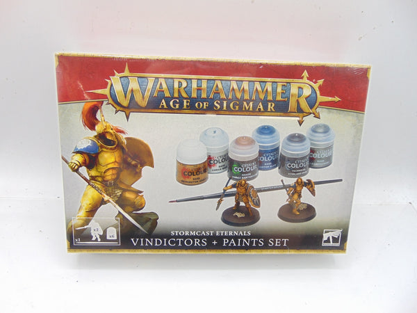 Stormcast Eternals Vindictors + Paint Set