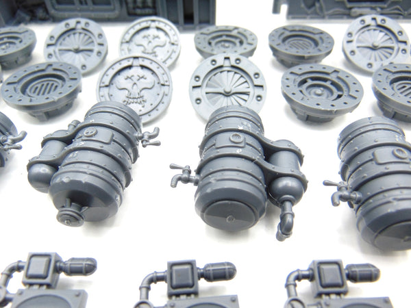 Necromunda Into the Dark / Boarding Actions -  Doors Pipes Tanks Consols