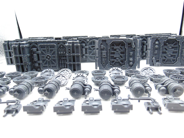 Necromunda Into the Dark / Boarding Actions -  Doors Pipes Tanks Consols