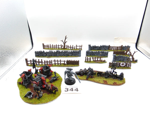 Walls & Fences with Dwarven Wall and Mine Cart