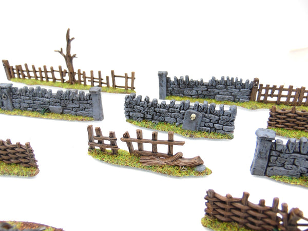 Walls & Fences with Dwarven Wall and Mine Cart