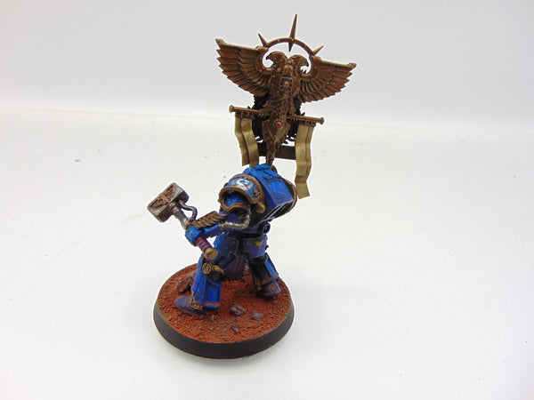 Ultramarines Standard Bearer in Terminator Armour Conversion