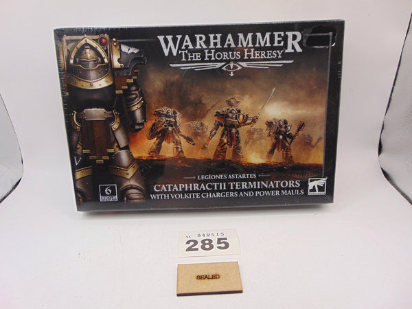 Cataphractii Terminators with Volkite Chargers and Power Mauls
