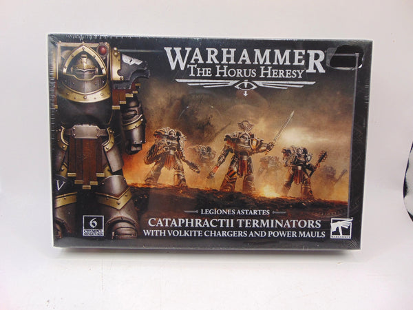 Cataphractii Terminators with Volkite Chargers and Power Mauls