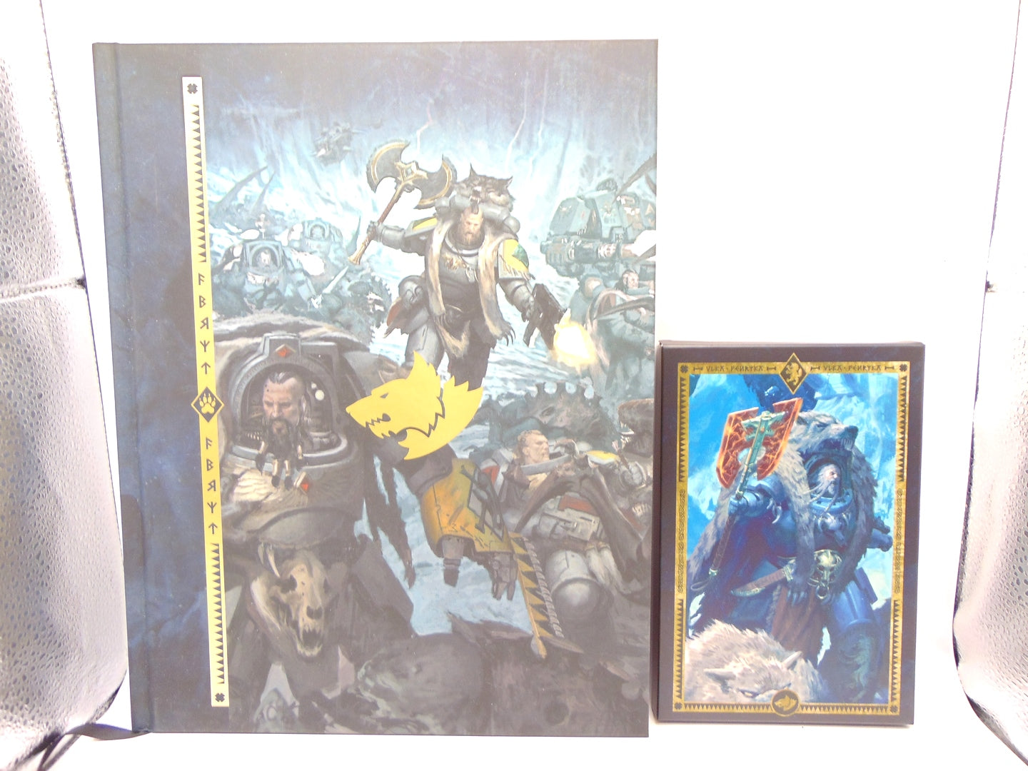 Space Wolves Limited Model Limited Edition Codex Supplement and Cards Space Wolves 40K 10th Editi ...