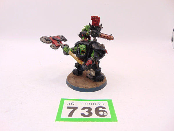 Ork Warboss in Mega Armour