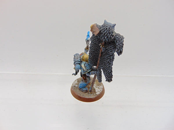 Grey Hunter with Wolf Standard