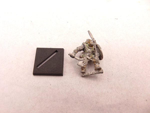 N11 Giant Black Orc Axe and Spear