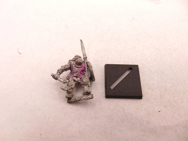 N11 Giant Black Orc Axe and Spear
