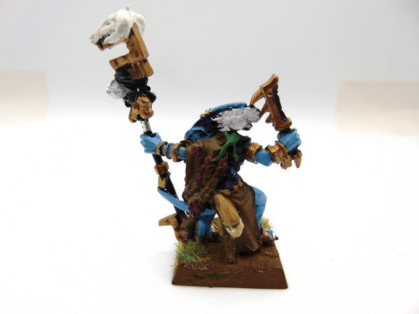 Skink Priest with Feathered Cloak