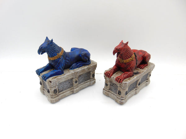 Gryph Hound Statues