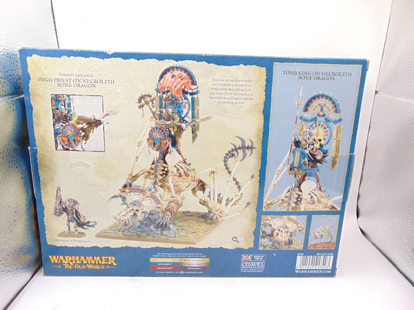 Tomb King / Liche Priest on Necrolith Bone Dragon