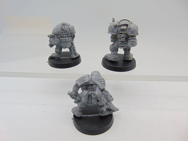 Space Orks Evilgrin Ironbonce , Warboss with Plasma and Bolta Stickkbomb