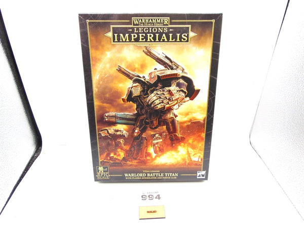 Legions Imperialis: Warlord Titan With Power Claw and Plasma Annihilator