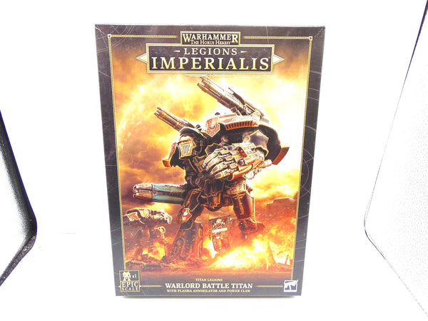 Legions Imperialis: Warlord Titan With Power Claw and Plasma Annihilator