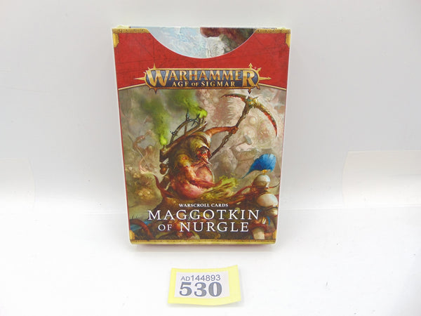 Warscroll Cards Maggotkin of Nurgle