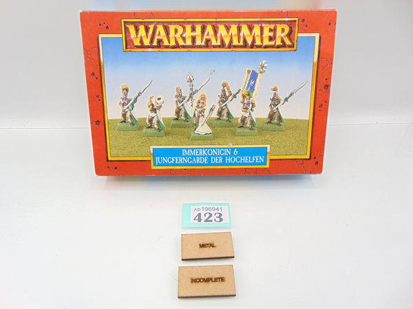 High Elf Everqueen & Her Maiden Guard