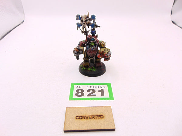 Ork Warboss in Mega Armour Conversion