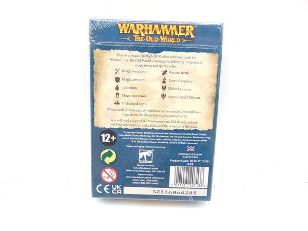 High Elf Realms Reference Card Pack