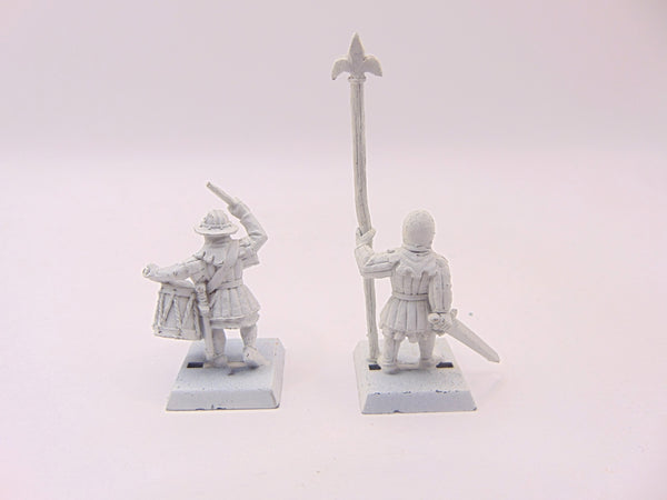 Bretonnian Command Standard and Musician