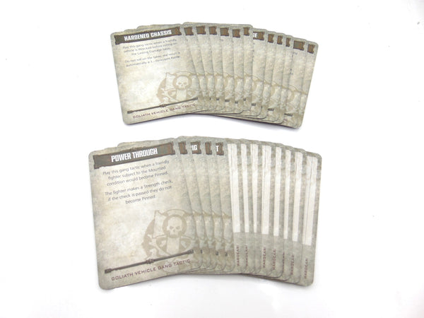 Goliath Vehicle Gang Tactics Cards