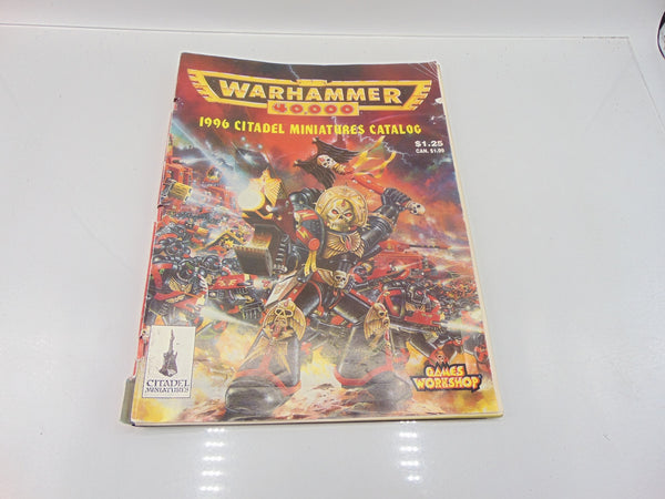 Warhammer 40,000 1996 Citadel miniatures Catalog guide