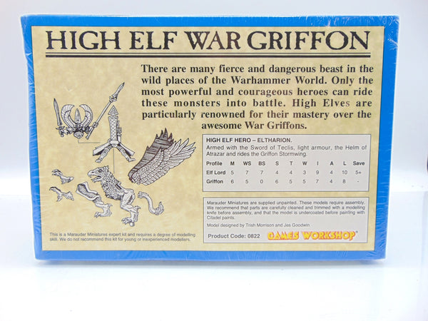 High Elf War Griffon - Warhammer Games Workshop Eltharion The Grim
