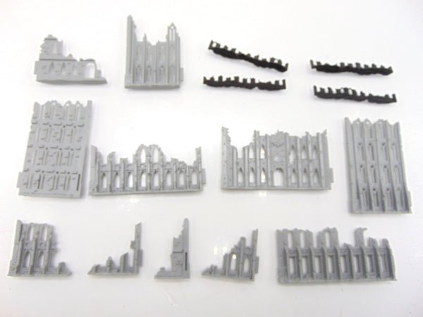 Epic Imperial City Walls And Rubble scenery