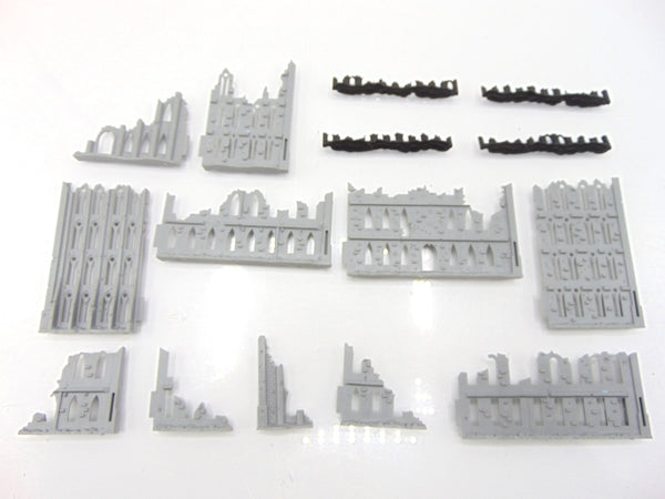 Epic Imperial City Walls And Rubble scenery