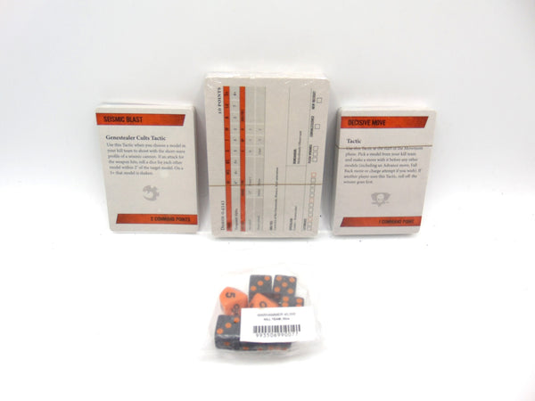 Kill Team Faction Tactics Datasheet Cards Universal Tactic Cards & Dice