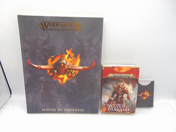 Battletome Slaves To Darkness , Warscroll Cards and Enhancement Cards