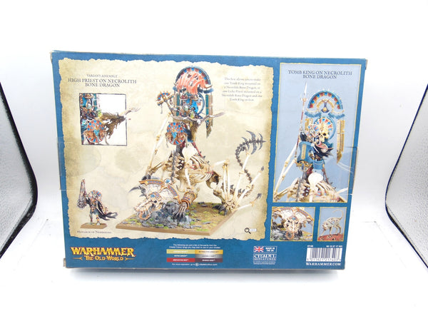 Tomb King on Necrolith Bone Dragon