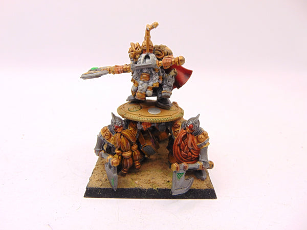 Dwarf Lord with Shieldbearers