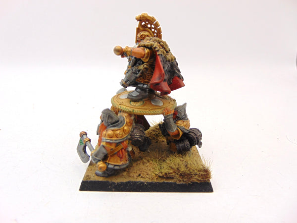 Dwarf Lord with Shieldbearers