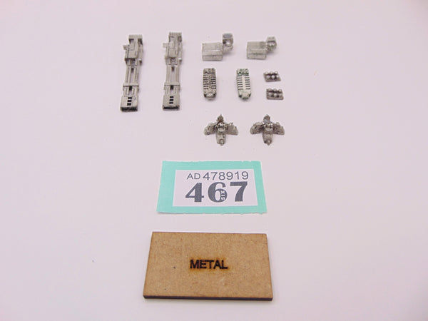 Broadside Battlesuit Parts