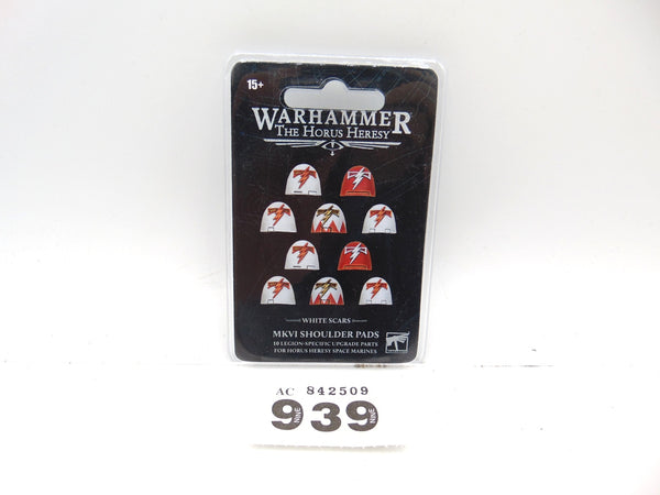 White Scars MKVI Shoulder Pads
