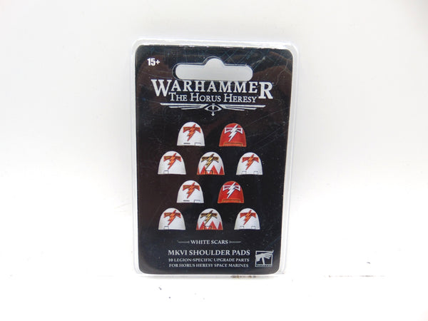 White Scars MKVI Shoulder Pads