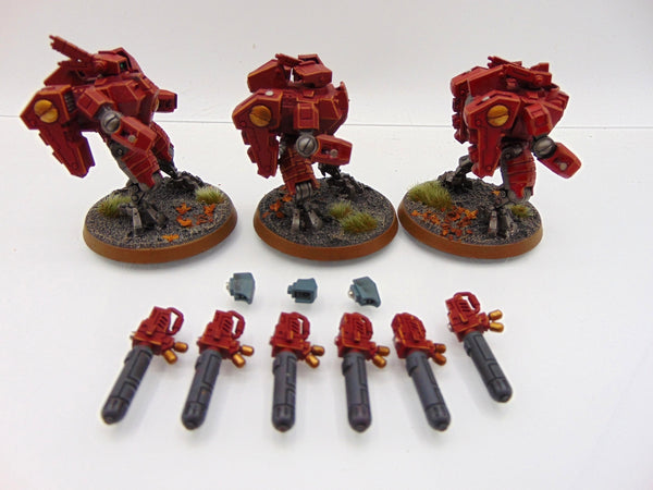 Crisis Fireknife Battlesuits