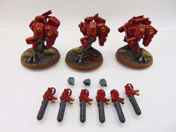 Crisis Fireknife Battlesuits