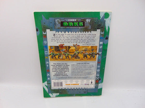 Orks Codex 40K 3rd Edition