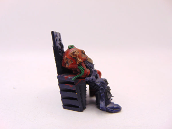 Dead Terminator on Throne