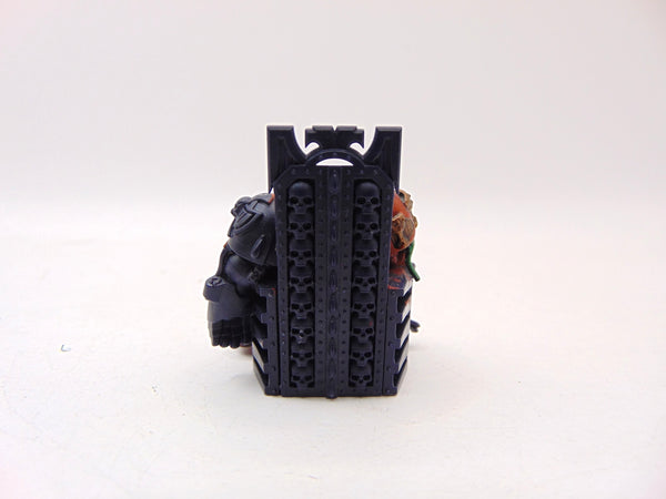 Dead Terminator on Throne