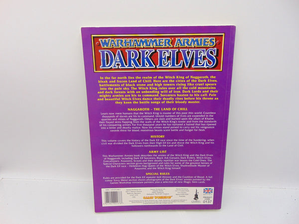 Warhammer Armies Dark Elves 4th Edition