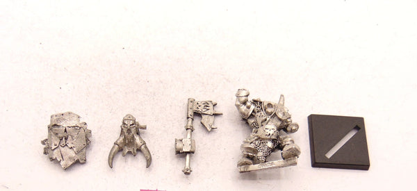 Black Orc Big Boss with Axe & Shield