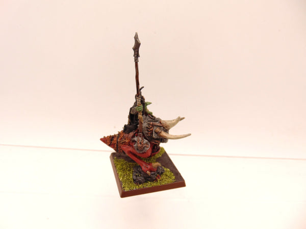 Night Goblin Boss on Giant Cave Squig
